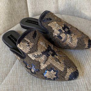 Steven Madden embellished mules